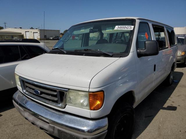 1FMNE11W07DB28236 - 2007 FORD ECONOLINE E150 WAGON WHITE photo 1