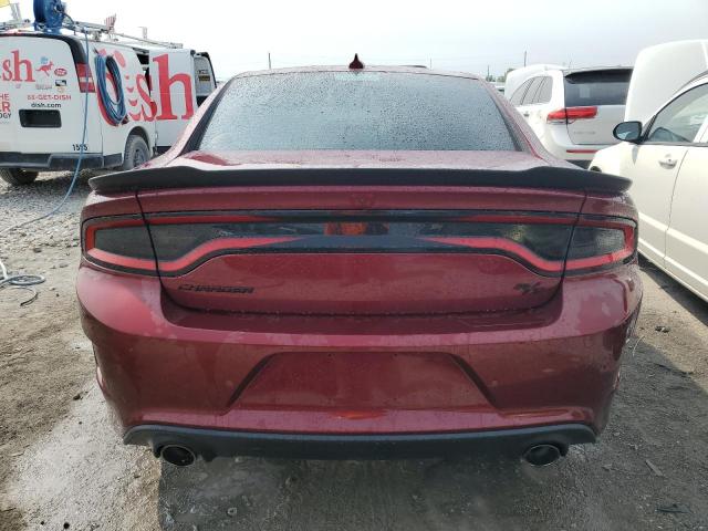 2C3CDXCT8KH639245 - 2019 DODGE CHARGER R/T MAROON photo 6