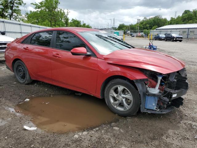 5NPLL4AGXNH061910 - 2022 HYUNDAI ELANTRA SE RED photo 4