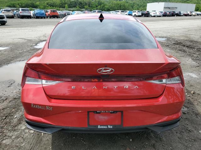 5NPLL4AGXNH061910 - 2022 HYUNDAI ELANTRA SE RED photo 6