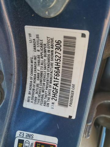 2HGFA1F66AH527306 - 2010 HONDA CIVIC LX-S 蓝色 照片 13