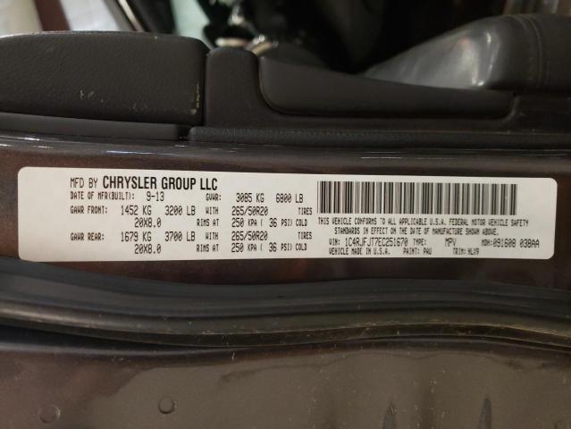 1C4RJFJT7EC251670 - 2014 JEEP GRAND CHER SUMMIT Boz foto 13