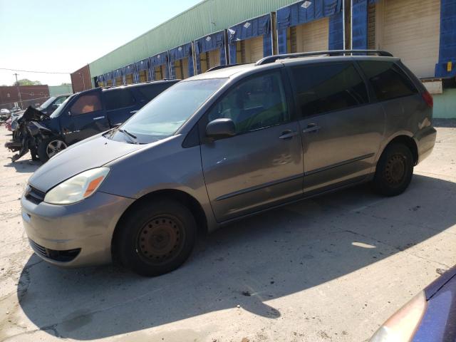 5TDZA23C45S288874 - 2005 TOYOTA SIENNA CE GRAY photo 1