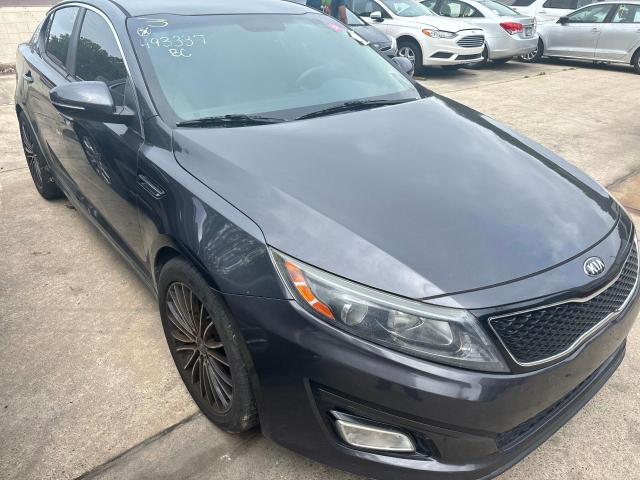 5XXGN4A76FG493337 - 2015 KIA OPTIMA EX GRAY photo 1