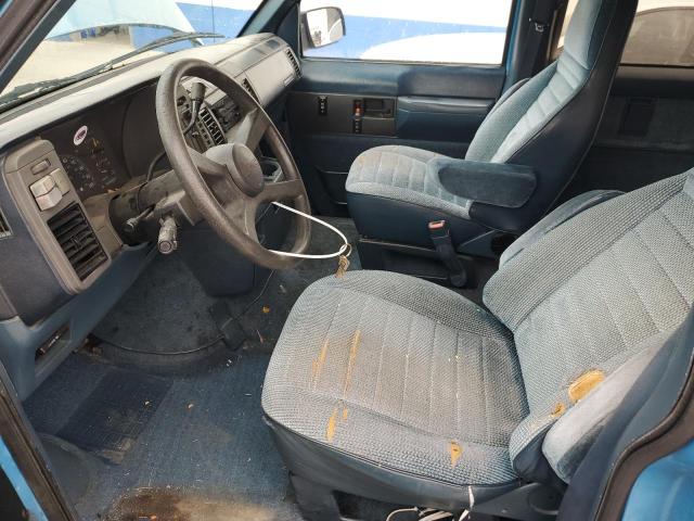 1GKDM19Z7PB541501 - 1993 GMC SAFARI XT BLUE photo 7