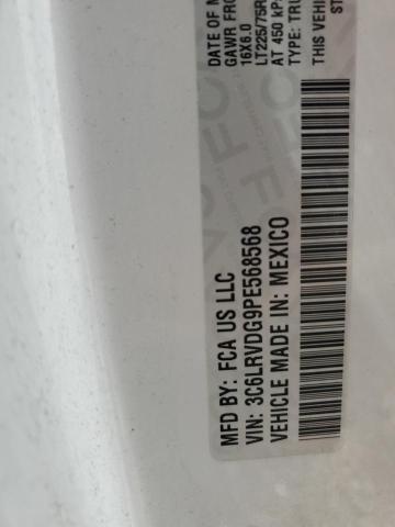 3C6LRVDG9PE568568 - 2023 RAM PROMASTER 2500 HIGH 白色 照片 10