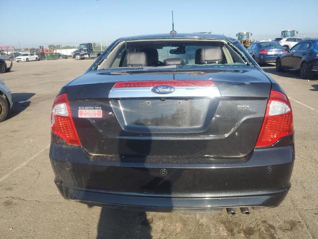 3FAHP0JA8CR375120 - 2012 FORD FUSION SEL BLACK photo 6