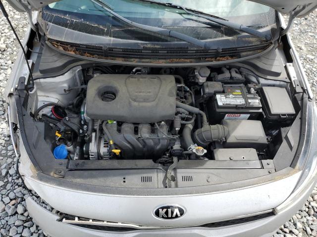 3KPA25AB8JE046289 - 2018 KIA RIO LX SILVER photo 11