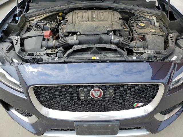 SADCM2FV8KA362658 - 2019 JAGUAR F-PACE S BLUE photo 11