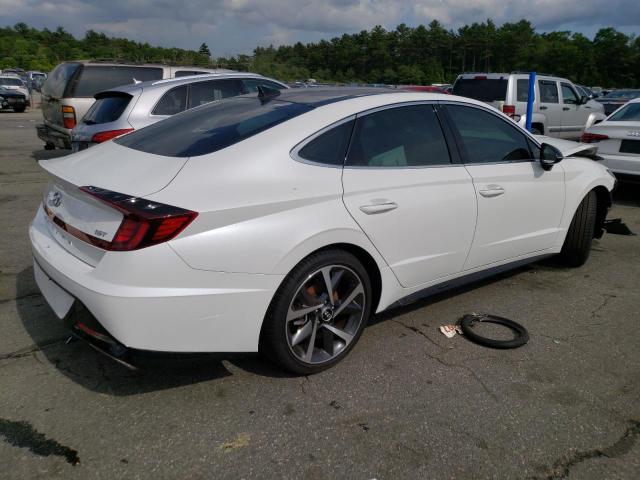 KMHL44J28NA212960 - 2022 HYUNDAI SONATA SEL PLUS WHITE photo 3