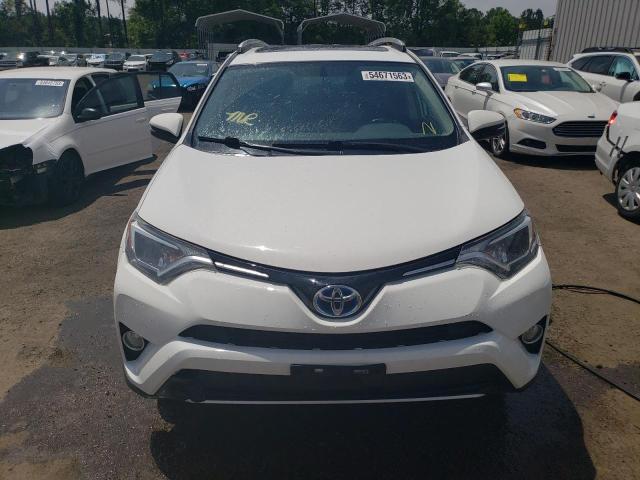 JTMRJREV2GD007922 - 2016 TOYOTA RAV4 HV XLE WHITE photo 5