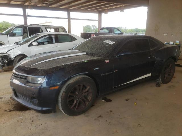 2G1FA1E37E9148376 - 2014 CHEVROLET CAMARO LS BLUE photo 1