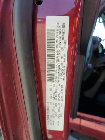 1C4AJWAG7CL105511 - 2012 JEEP WRANGLER SPORT RED photo 13