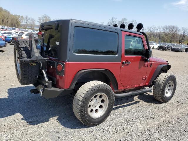 1C4AJWAG7CL105511 - 2012 JEEP WRANGLER SPORT RED photo 3