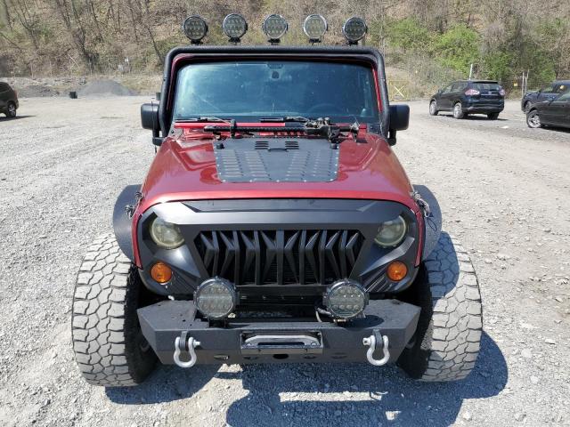1C4AJWAG7CL105511 - 2012 JEEP WRANGLER SPORT RED photo 5