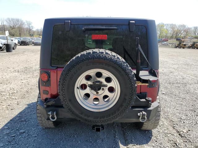 1C4AJWAG7CL105511 - 2012 JEEP WRANGLER SPORT RED photo 6