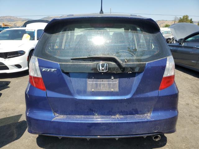 JHMGE8H5XDC048784 - 2013 HONDA FIT SPORT BLUE photo 6