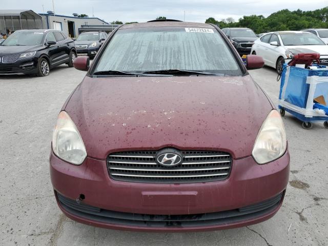 KMHCN4AC2AU452391 - 2010 HYUNDAI ACCENT GLS BURGUNDY photo 5