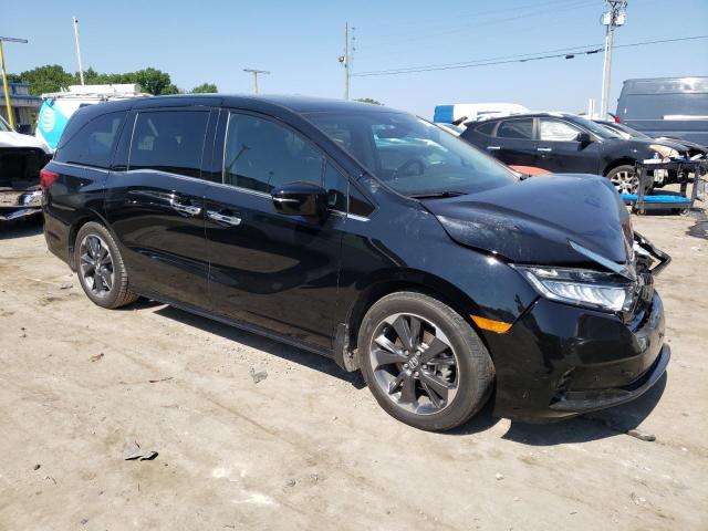 5FNRL6H90NB004207 - 2022 HONDA ODYSSEY ELITE BLACK photo 4