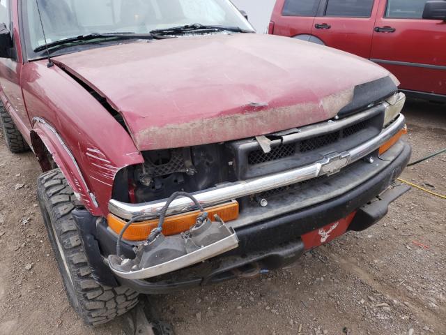 1GCCT14W2XK190620 - 1999 CHEVROLET S TRUCK S10 RED photo 9