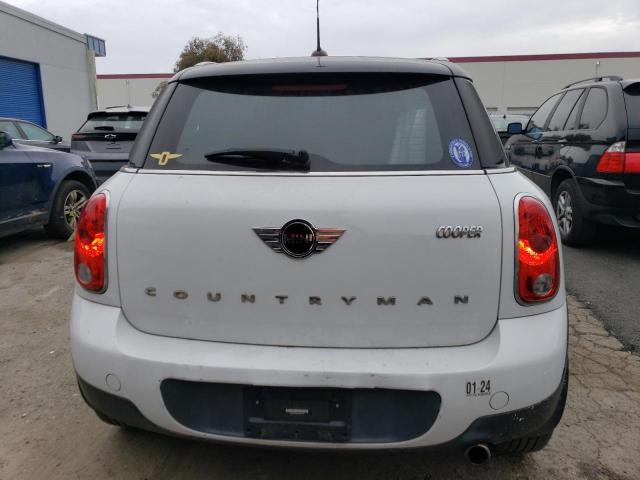 WMWZB3C58EWR41191 - 2014 MINI COOPER COUNTRYMAN WHITE photo 6