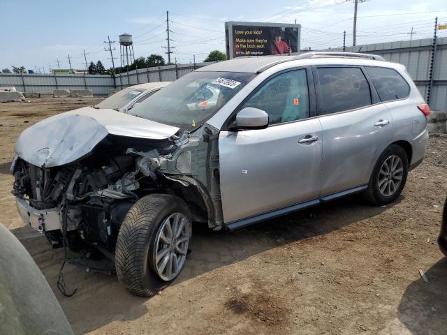 5N1AR2MNXDC681439 - 2013 NISSAN PATHFINDER S SILVER photo 1