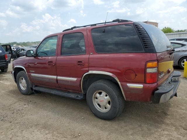 1GKEK13T31J295090 - 2001 GMC YUKON BURGUNDY photo 2