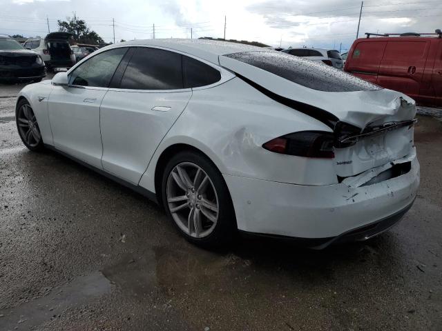 5YJSA1H1XEFP64357 - 2014 TESLA MODEL S Սպիտակ լուսանկար 2