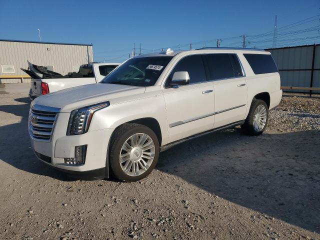 1GYS4KKJ5JR221423 - 2018 CADILLAC ESCALADE ESV PLATINUM თეთრი ფოტო 1