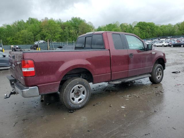 1FTPX14545FA55738 - 2005 FORD F150 BURGUNDY photo 3