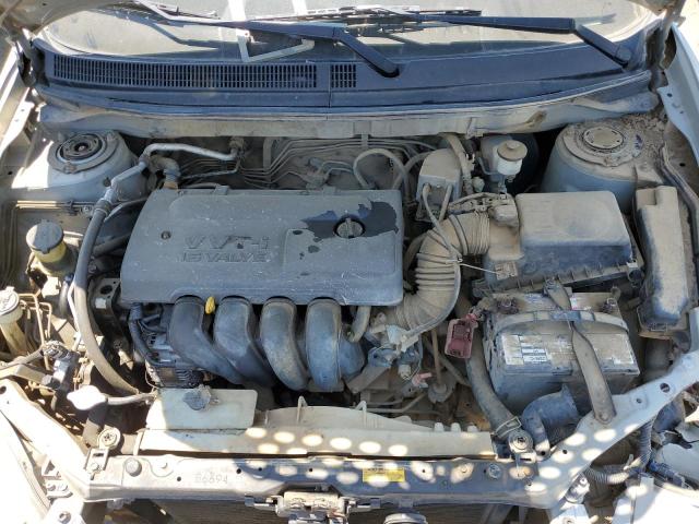 2T1KR32E24C190890 - 2004 TOYOTA COROLLA MA XR SILVER photo 11