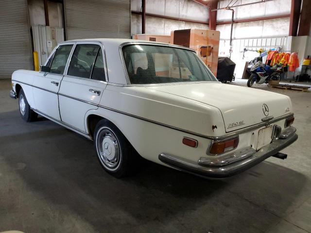 10806712002387 - 1972 MERCEDES-BENZ 280 SE WHITE photo 2