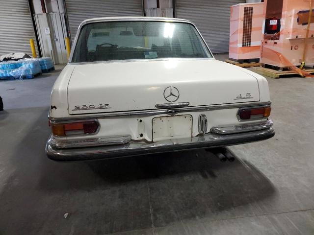 10806712002387 - 1972 MERCEDES-BENZ 280 SE WHITE photo 6