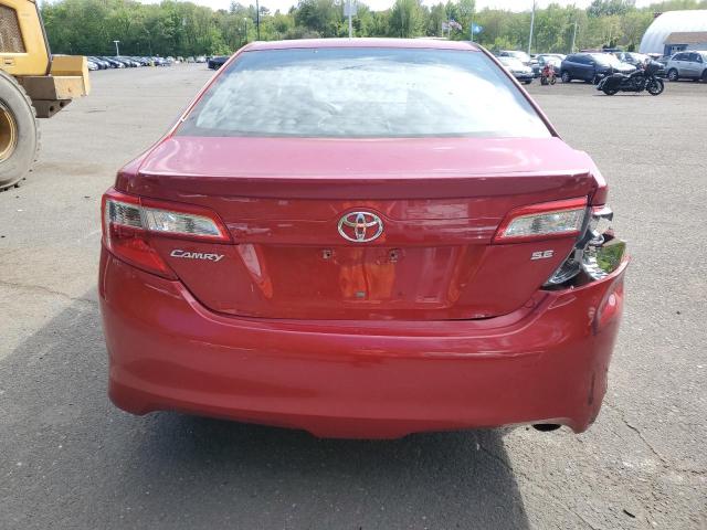 4T1BF1FK0CU575004 - 2012 TOYOTA CAMRY BASE RED photo 6