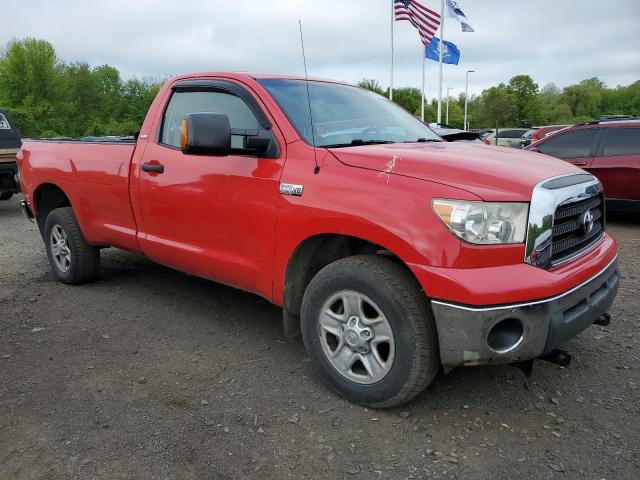 5TFMV52198X067544 - 2008 TOYOTA TUNDRA RED photo 4