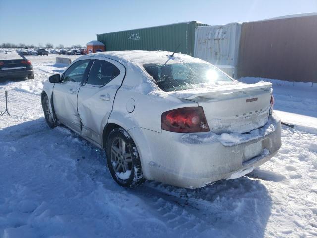 1C3CDZCB6DN605690 - 2013 DODGE AVENGER SXT WHITE photo 3