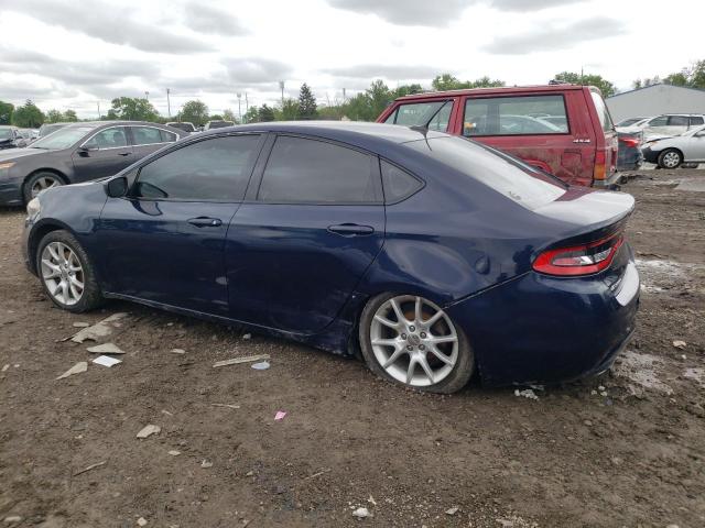 1C3CDFBH4DD316432 - 2013 DODGE DART SXT BLUE photo 2