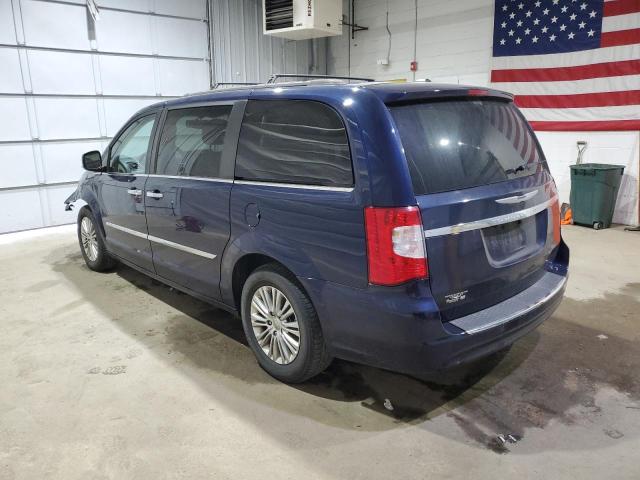 2C4RC1CG9FR673851 - 2015 CHRYSLER TOWN & COU TOURING L BLUE photo 2