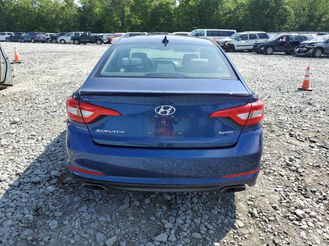 5NPE34AF3HH453275 - 2017 HYUNDAI SONATA SPORT BLUE photo 6