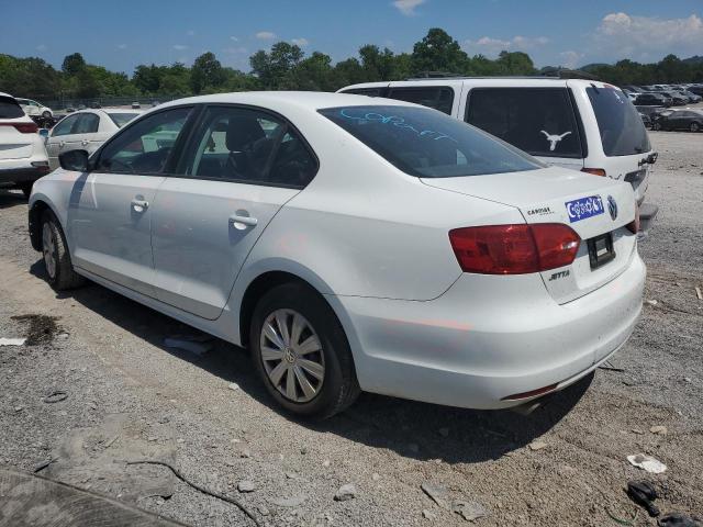 3VW2K7AJ1EM287921 - 2014 VOLKSWAGEN JETTA BASE أبيض صورة 2