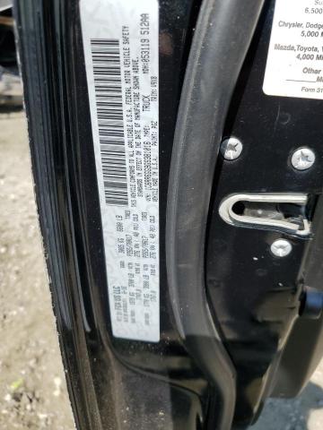 1C6RR6GG9GS381016 - 2016 RAM 1500 SLT BLACK photo 12