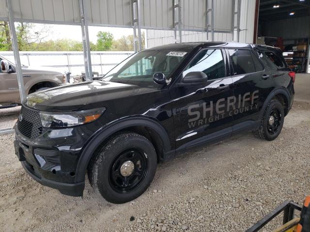 1FM5K8ABXRGA00263 - 2024 FORD EXPLORER POLICE INTERCEPTOR BLACK photo 1