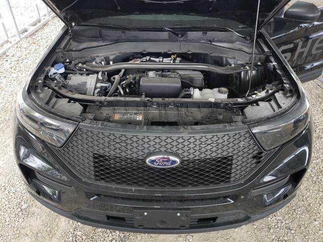 1FM5K8ABXRGA00263 - 2024 FORD EXPLORER POLICE INTERCEPTOR BLACK photo 12