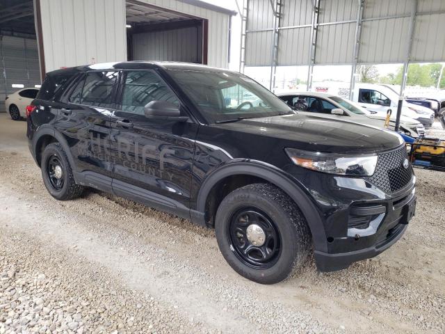 1FM5K8ABXRGA00263 - 2024 FORD EXPLORER POLICE INTERCEPTOR BLACK photo 4
