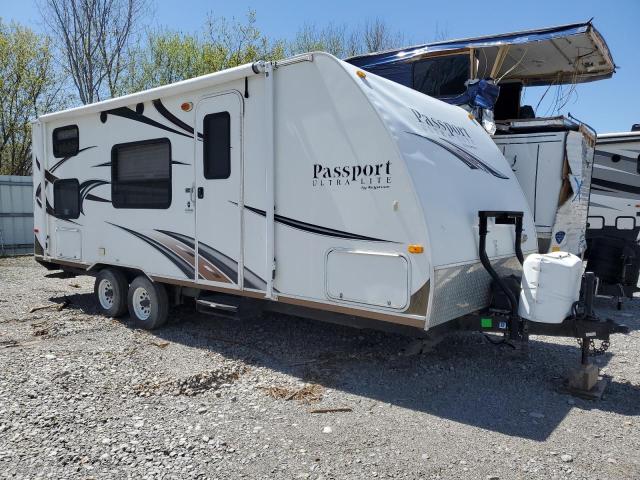 4YDT23828ET412197 - 2014 KEYSTONE PASSPORT WHITE photo 1