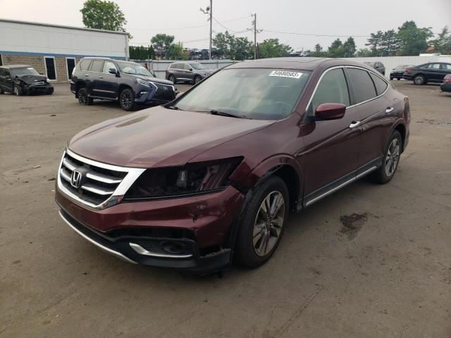 5J6TF2H53EL000744 - 2014 HONDA CROSSTOUR EXL MAROON photo 1