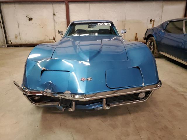 194379S729536 - 1969 CHEVROLET CORVETTE BLUE photo 5