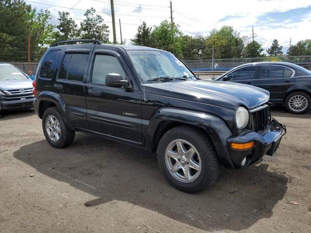 1J8GL58K94W289187 - 2004 JEEP LIBERTY LIMITED BLACK photo 4