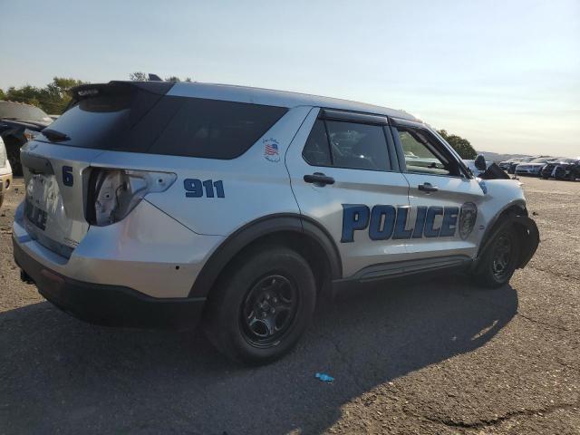 1FM5K8AC7NGC23217 - 2022 FORD EXPLORER POLICE INTERCEPTOR 银色 照片 3