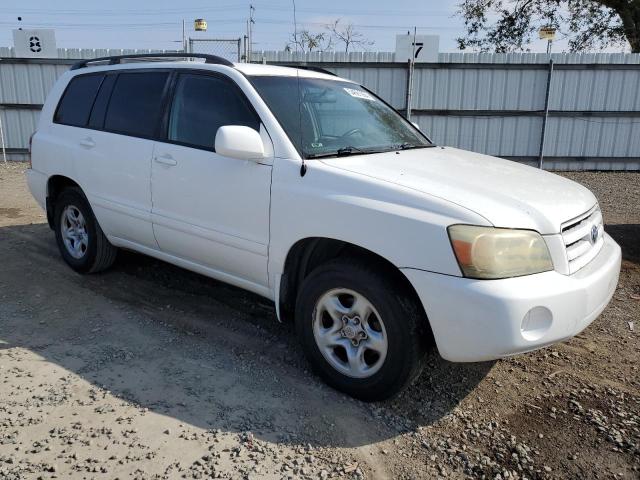 JTEDD21A040080491 - 2004 TOYOTA HIGHLANDER WHITE photo 4